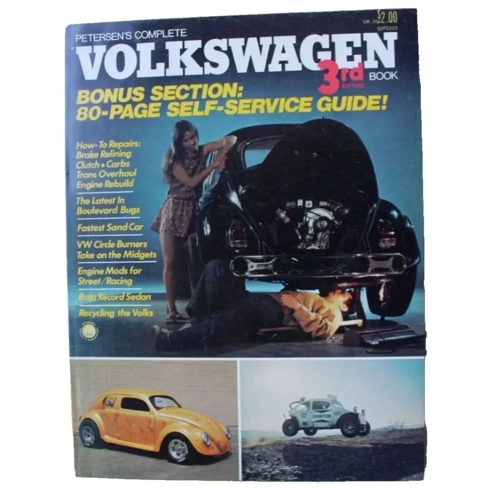 Vintage 1973 Petersen's Complete Volkswagen VW Book 3rd Edition PB Petersen Book